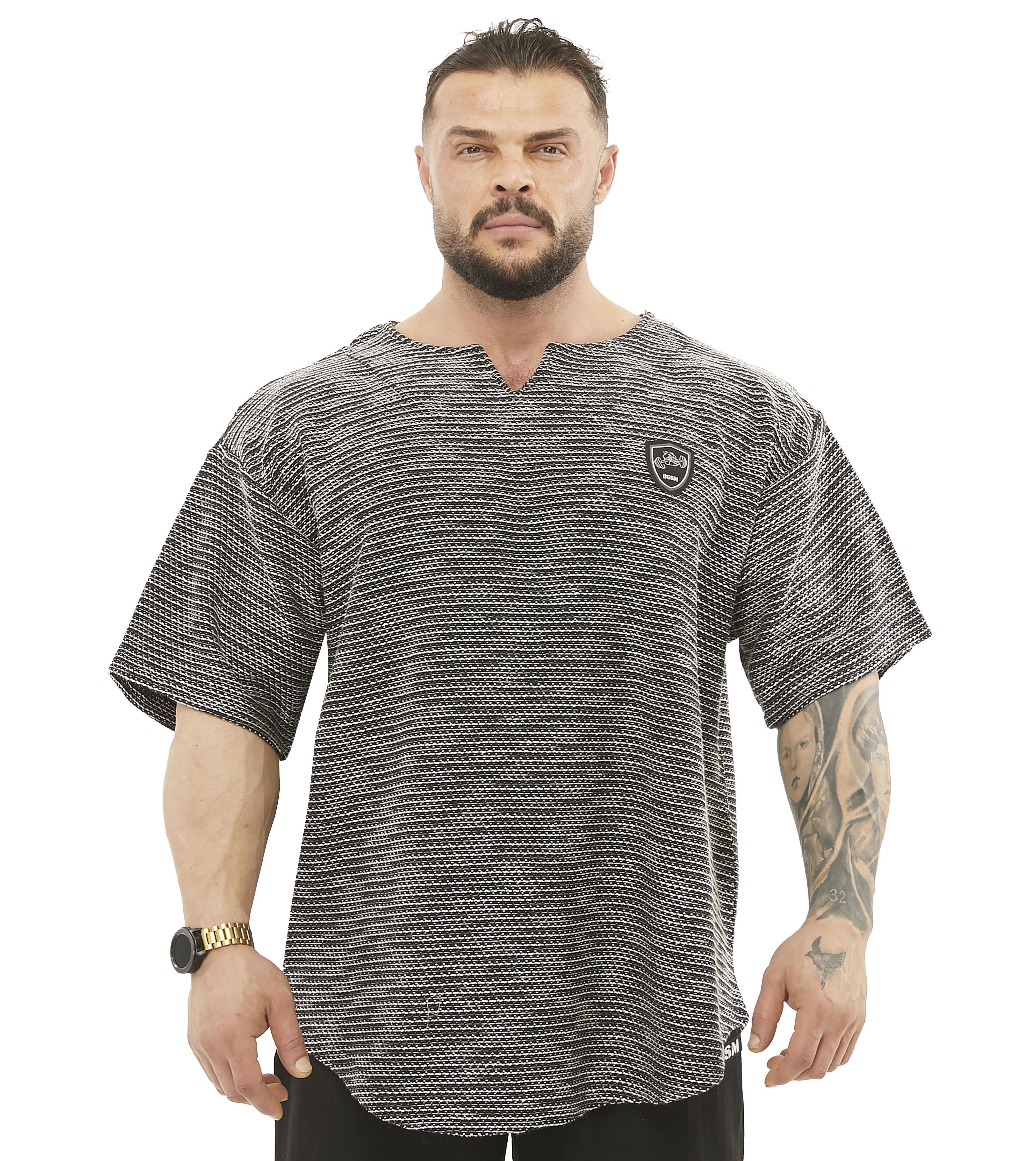 Oversize T-shirt Örgü Dokulu Antrenman Üstü BGSM 3323