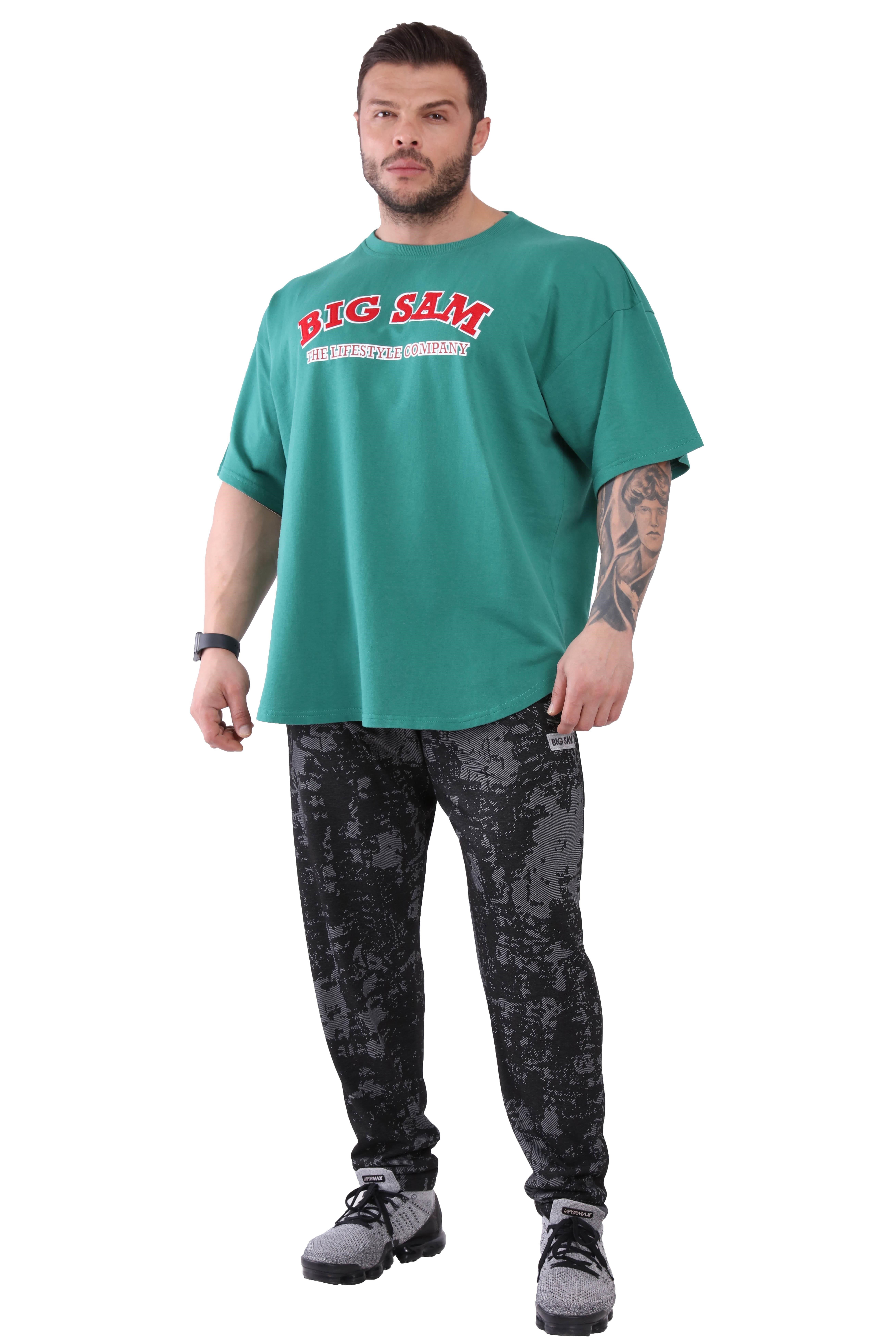 Oversize T-shirt Pamuklu, Rahat Kesim Big Sam 3107