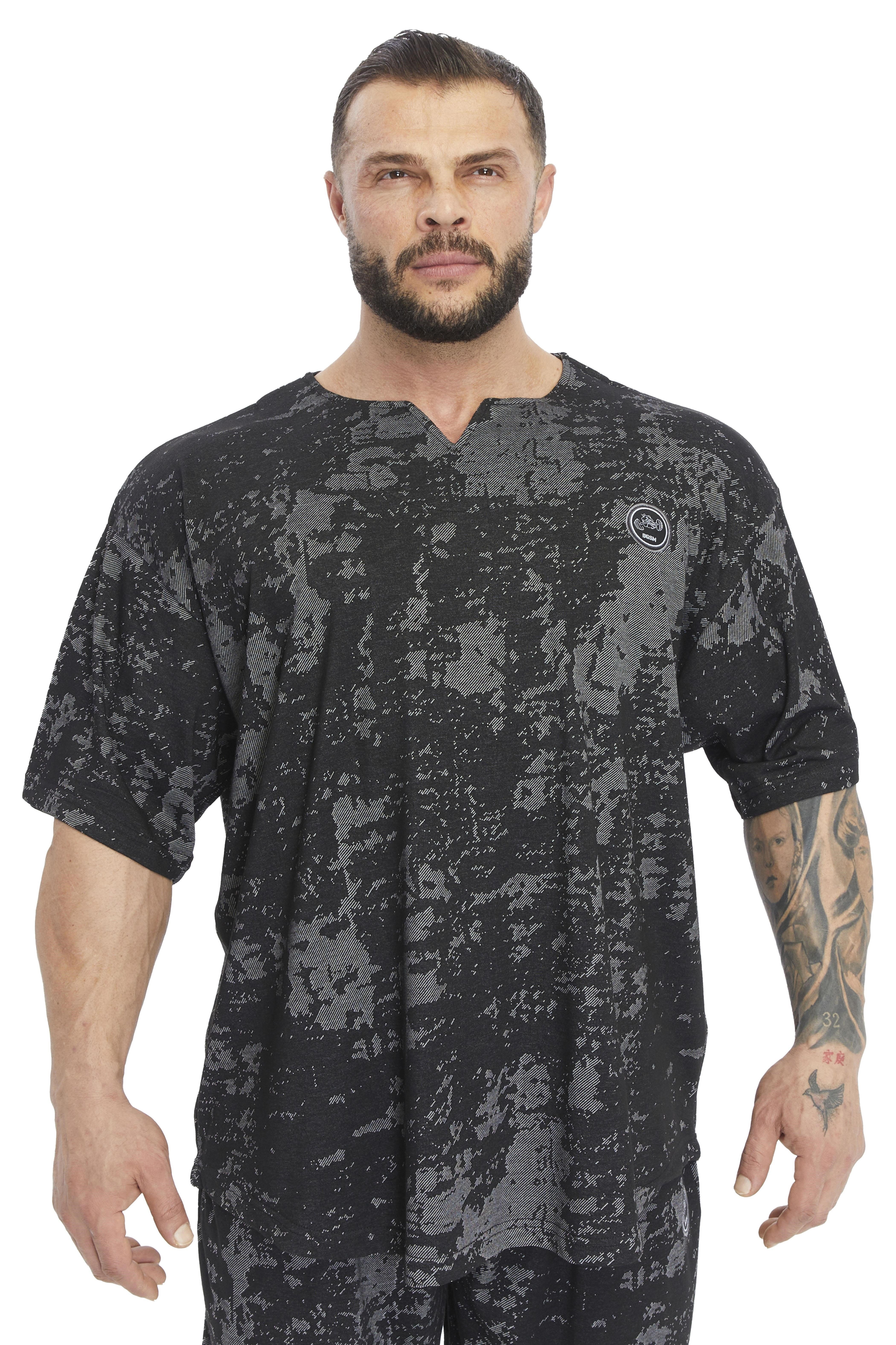 Oversize Teknik Kamulfaj Rag Top T-shirt BGSM 3368