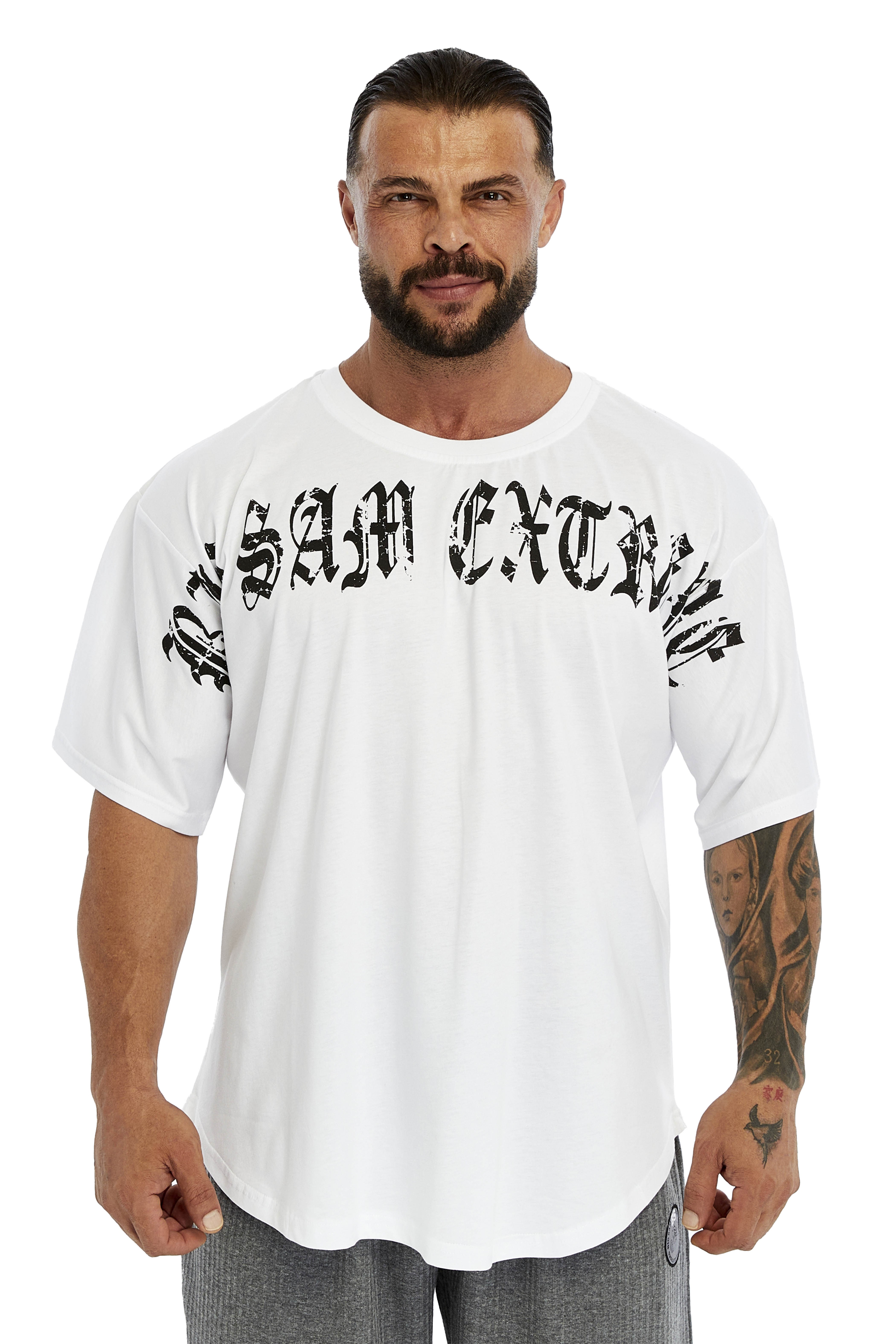 Oversize XXL Power Antrenman Tişörtü Big Sam 2818