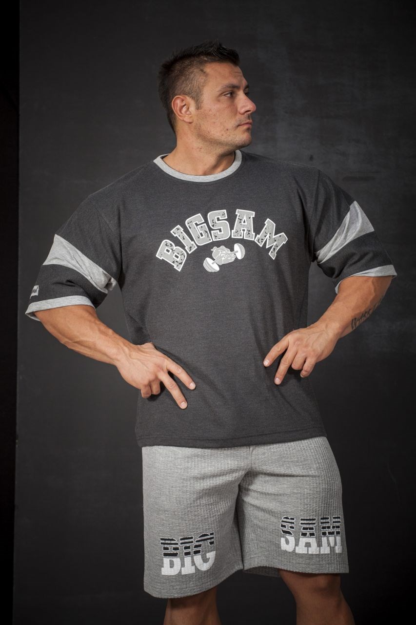 Oversize Yarım Kol Kalın T-shirt Big Sam 2821