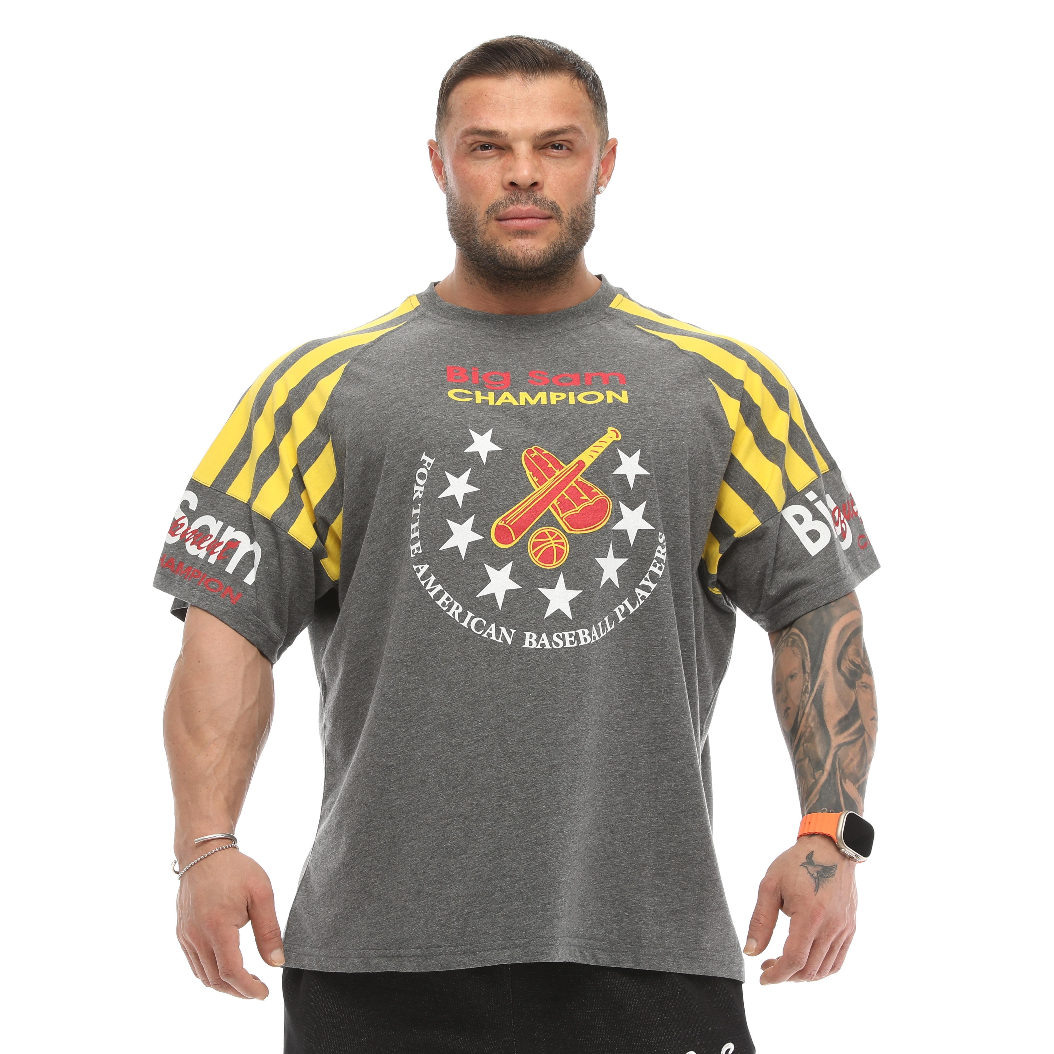 Reglan Kol Gym Antrenman Tişörtü Big Sam 2686