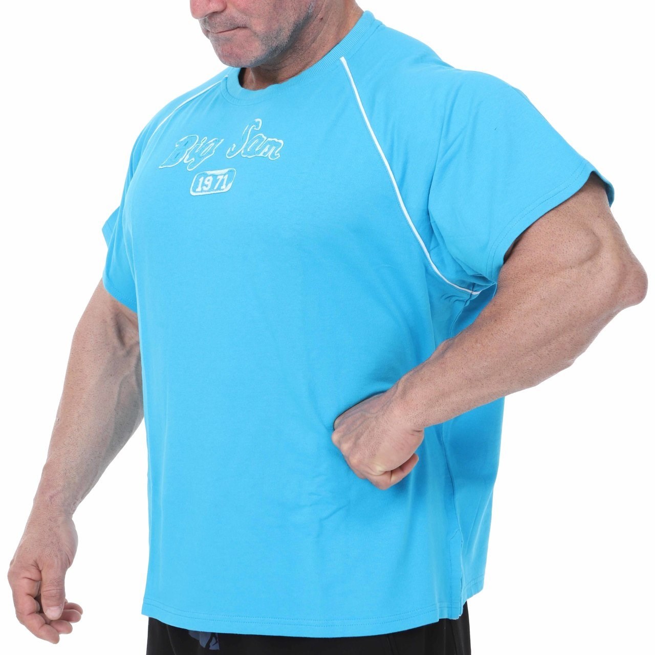 Reglan Kol Pamuklu Antrenman Tişörtü Big Sam 3115