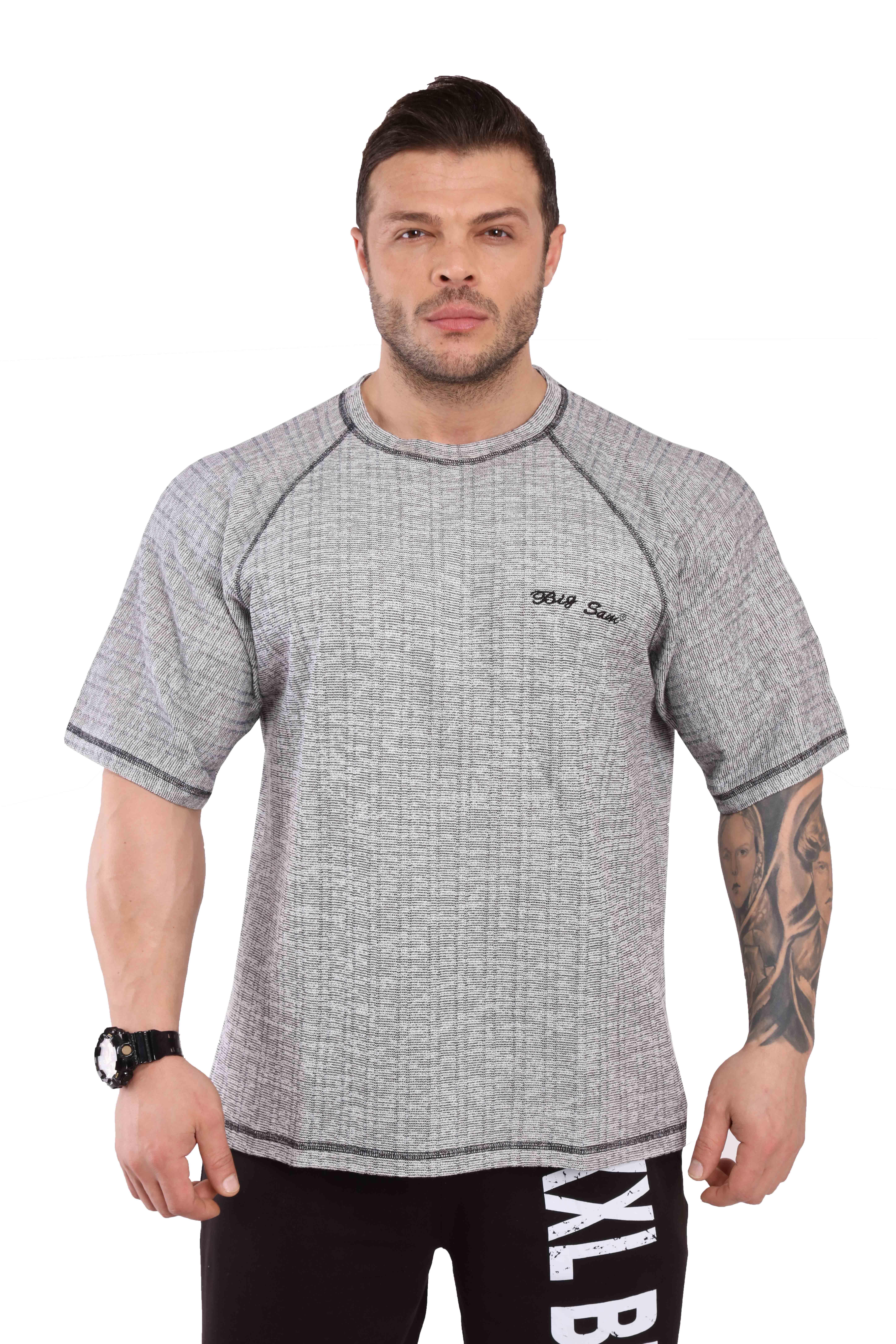 Reglan Kol Pamuklu T-shirt Big Sam 3077