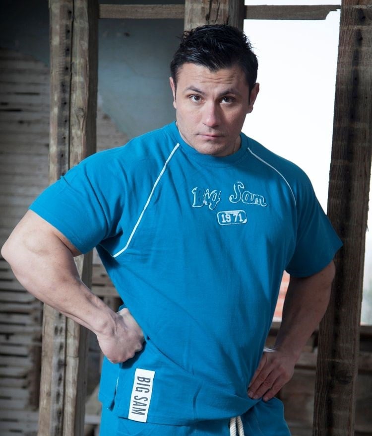 Reglan Kol Pamuklu Tişört Big Sam 3114