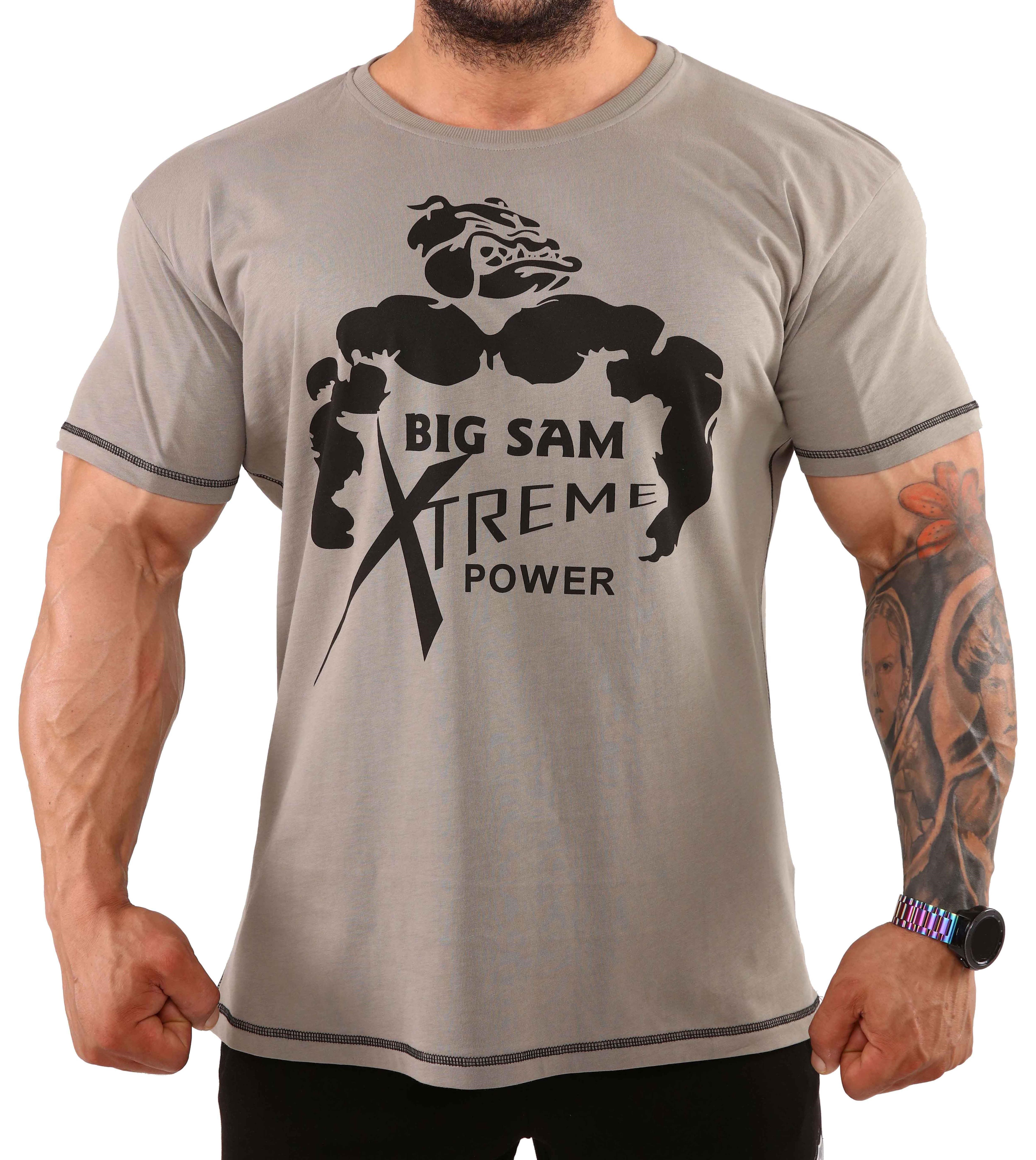 Regular Fit Extreme Spor T-shirt Big Sam 2851