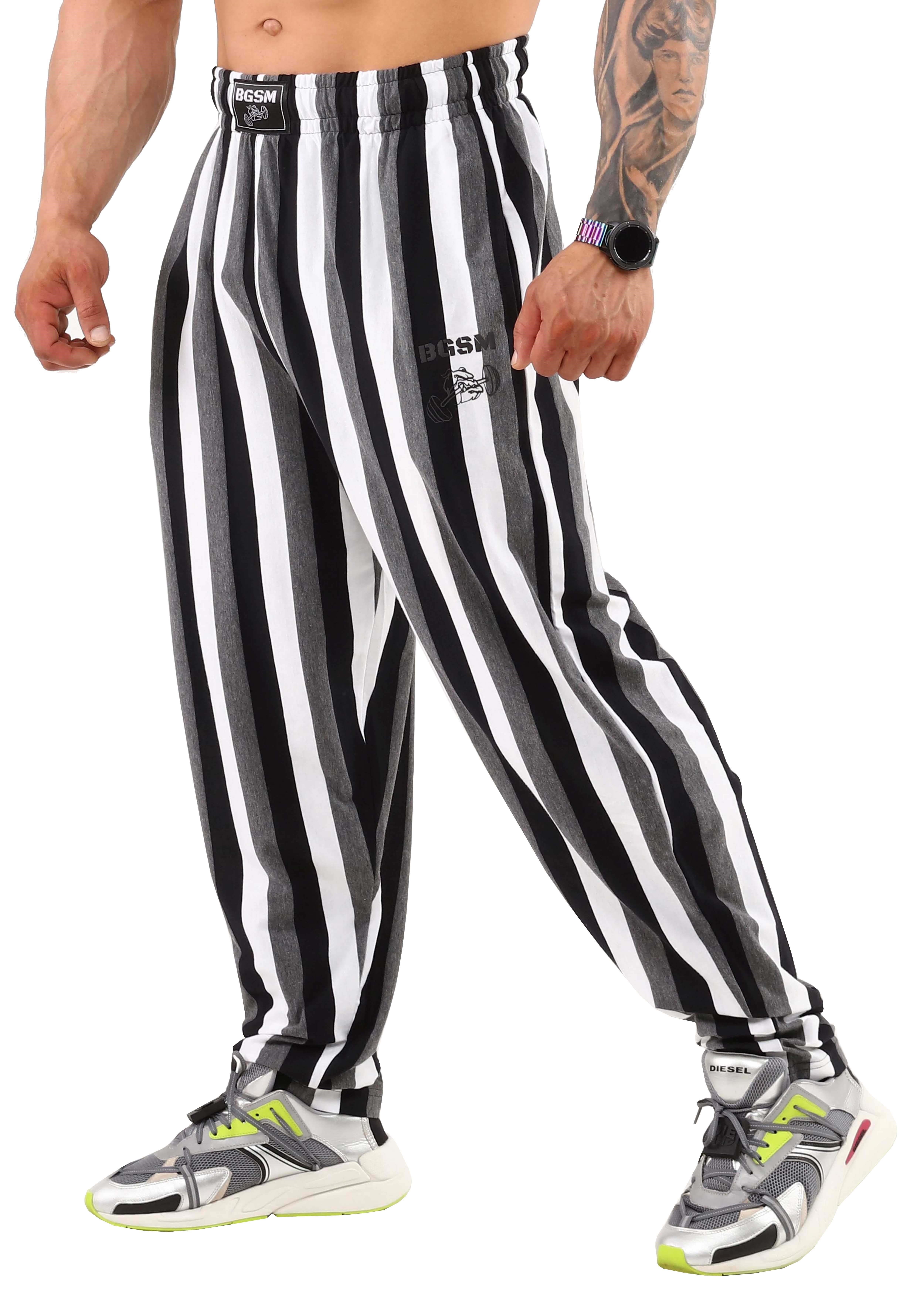 Şalvar Kesim Eşofman Altı Çizgili Body Pantolon BGSM PNT1340