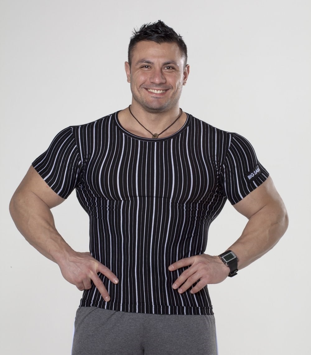 Slim Fit T-shirt Big Sam 2706