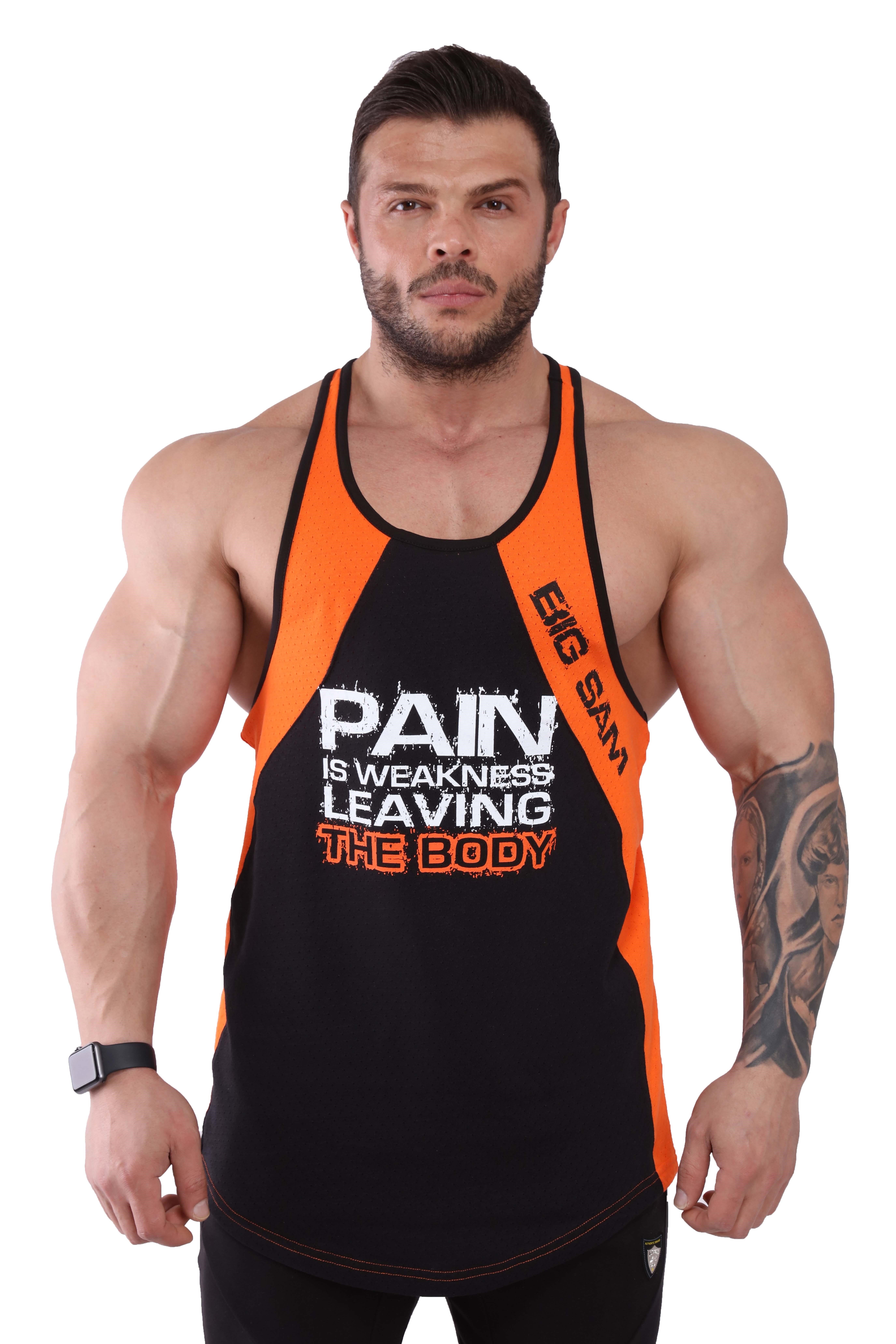 Spor Atlet Fileli Fitness Tank Top Big Sam 2290