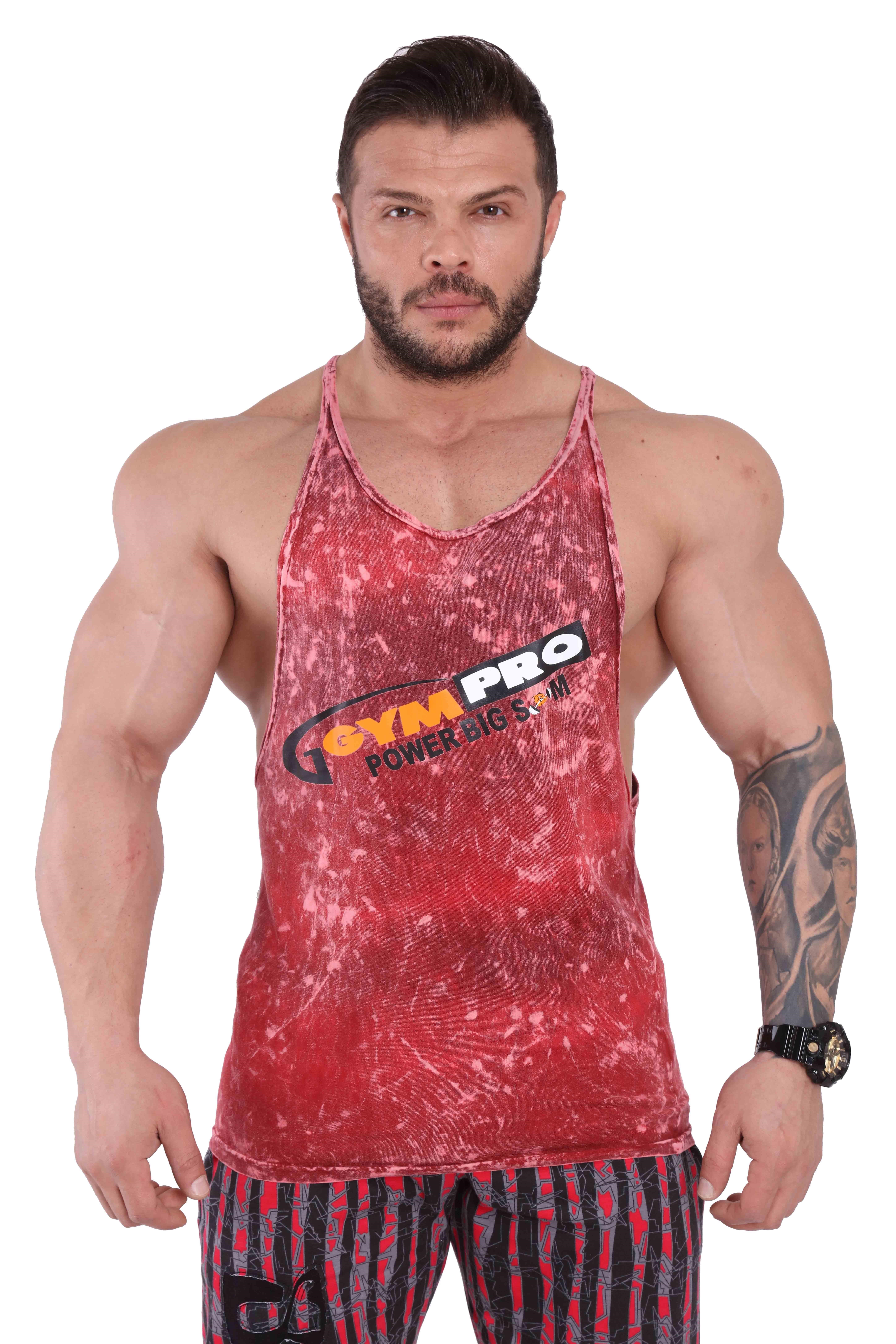 Yıkamalı Bordo Fitness Antrenman Atleti 2243