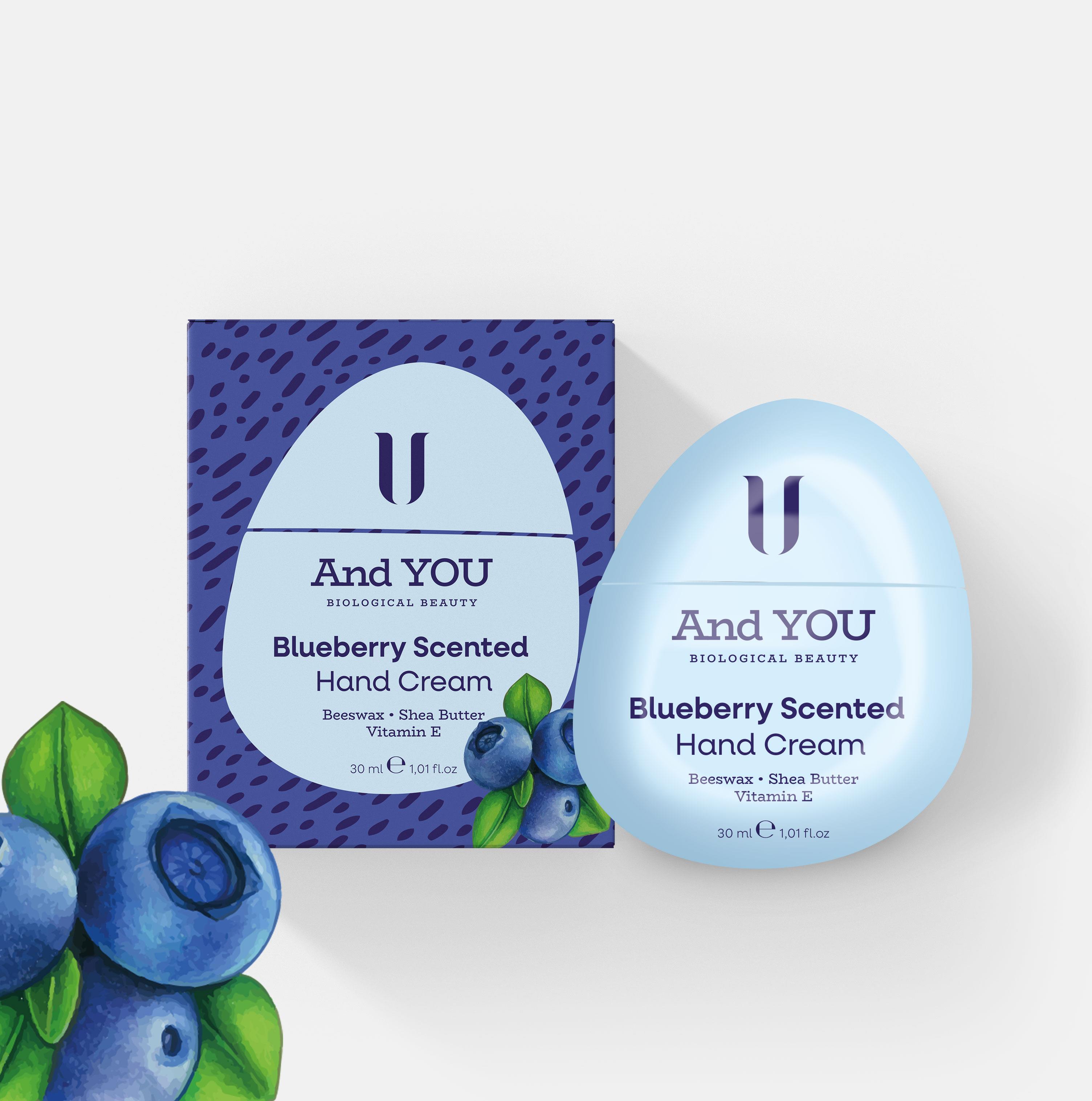 And You Blueberry Scented Hand Cream / Bluebery Kokulu El Kremi 30 ml
