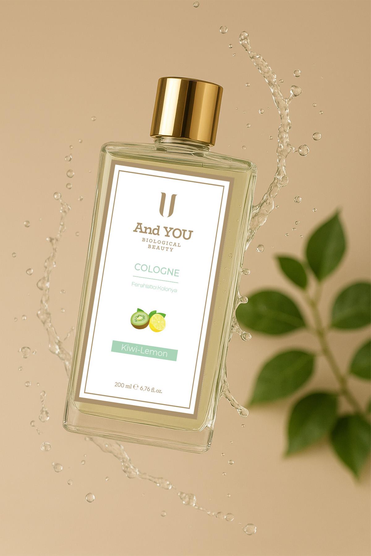 And You Cologne Kiwi Lemon Kolonya 200 ml