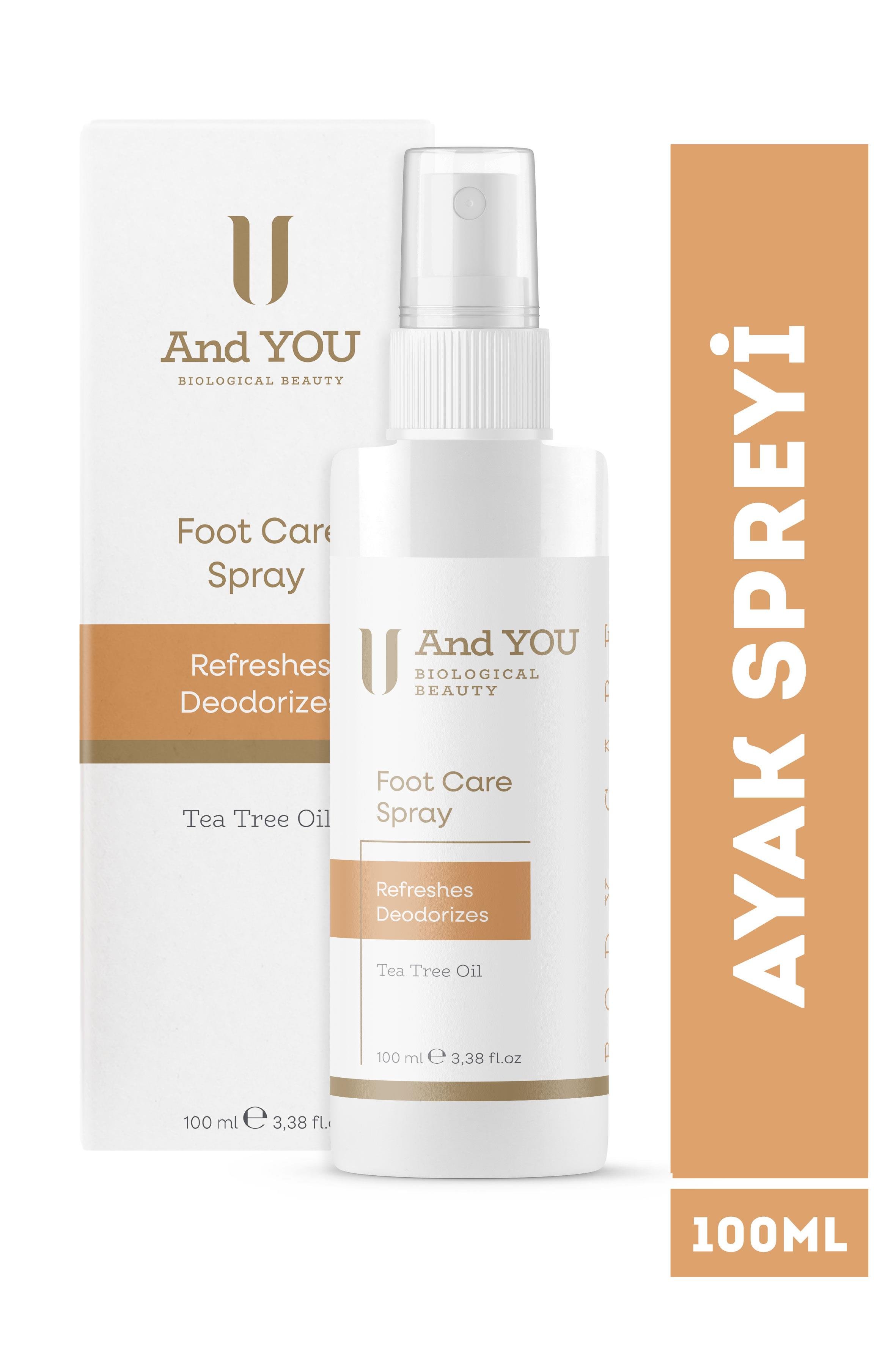 And You Foot Care Spray / Ayak Spreyi 100 ml