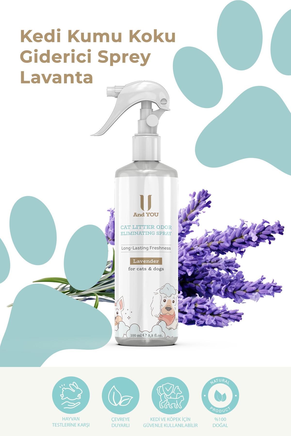 And You Kedi Kumu Koku Giderici Sprey Lavanta 100 ml