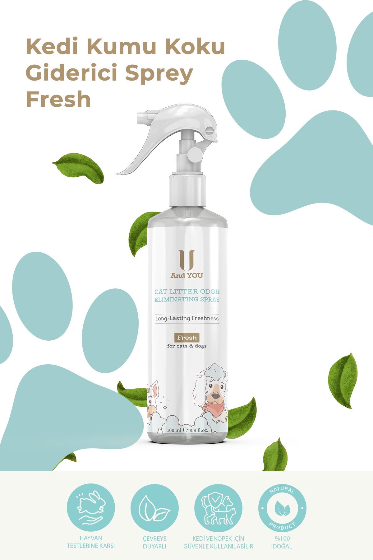 And You Kedi Kumu Koku Giderici Sprey Fresh 100 ml