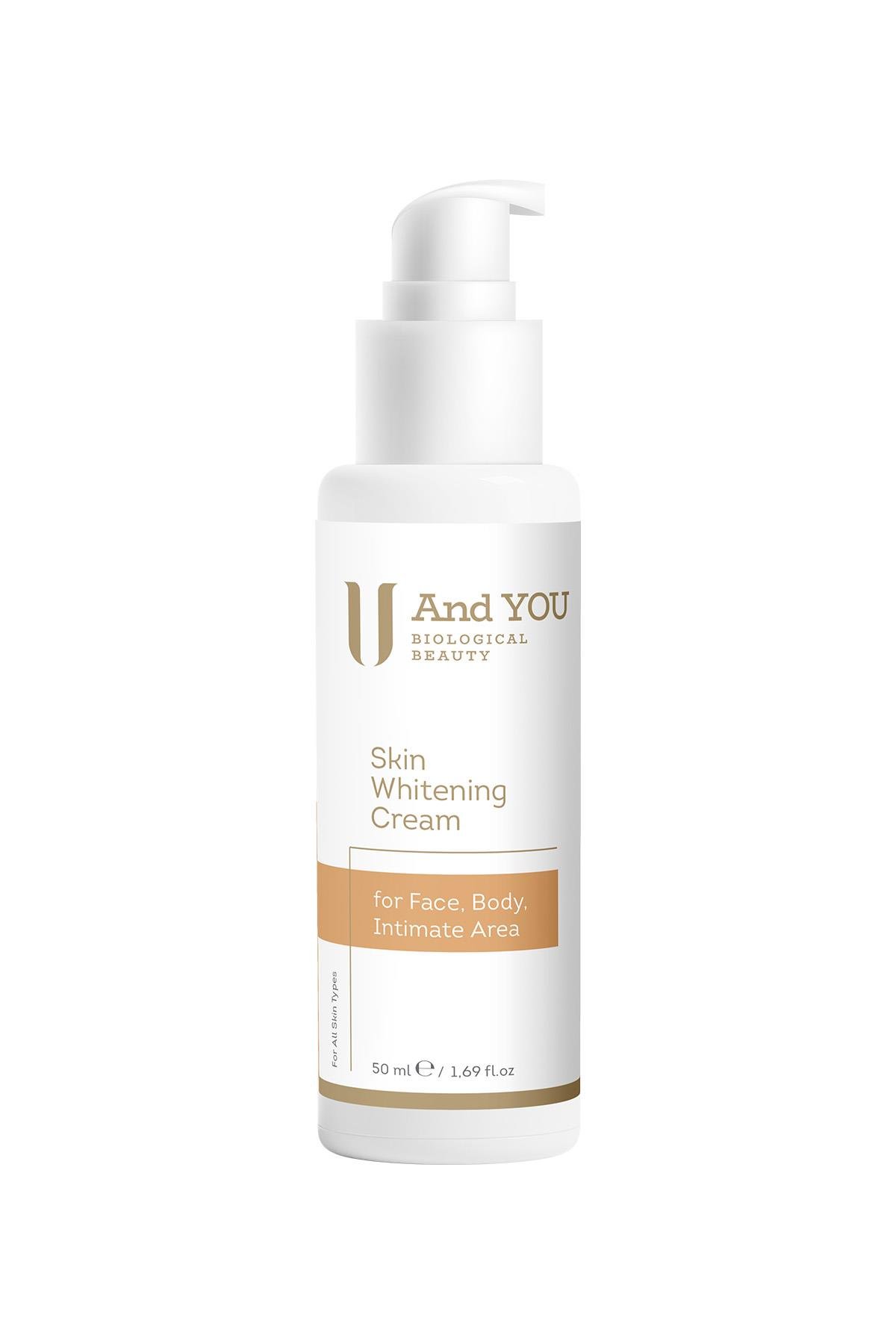 AND YOU Skin Whitening Cream / Cilt Beyazlatıcı Krem 50 ml
