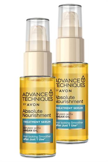 Avon Advance Techniques Argan Yağı Içeren Besleyici Saç Serumu 30ml 2'li Set