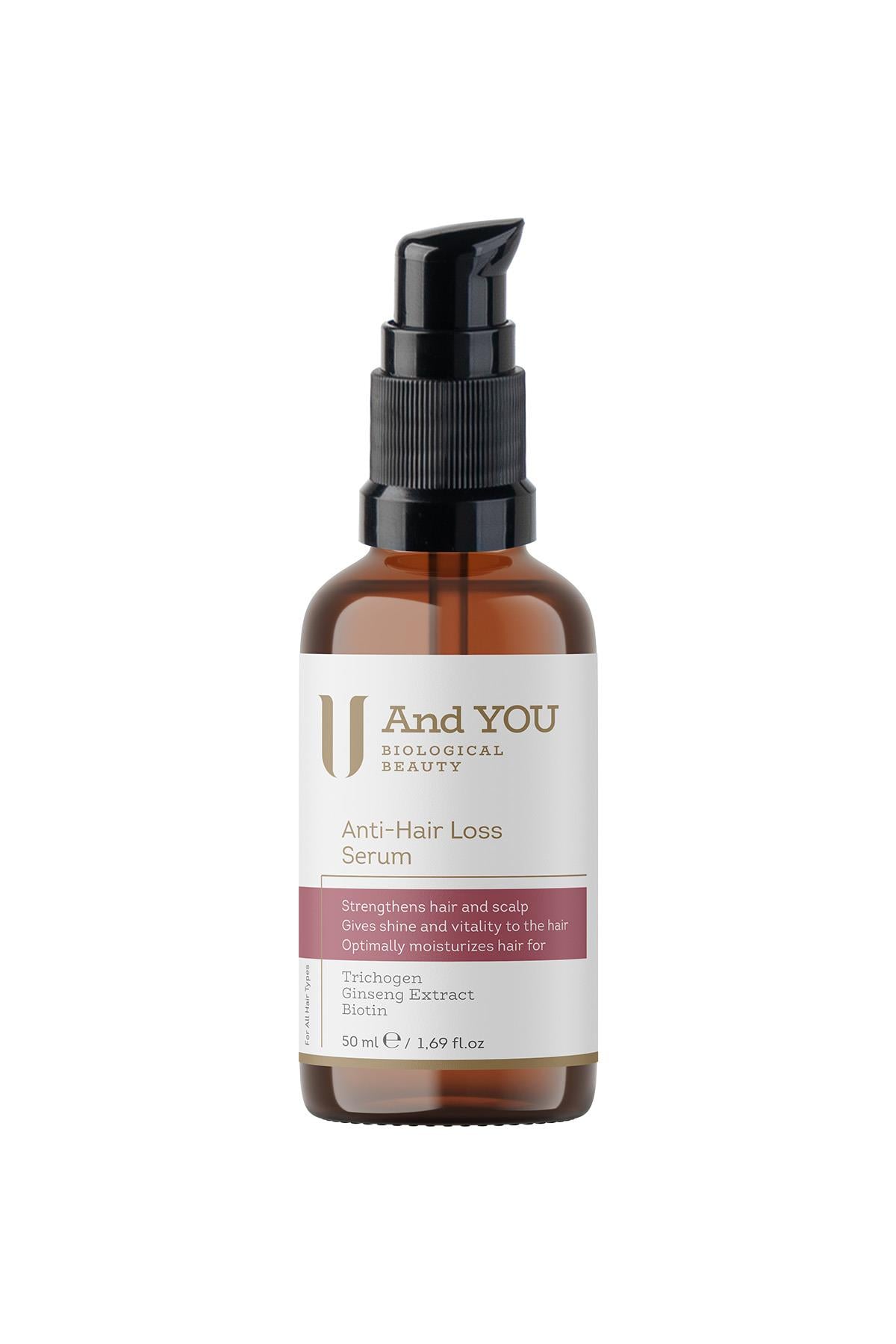 AND YOU Anti Hair Loss Serum / Dökülme Karşıtı Saç Serumu 50 ml