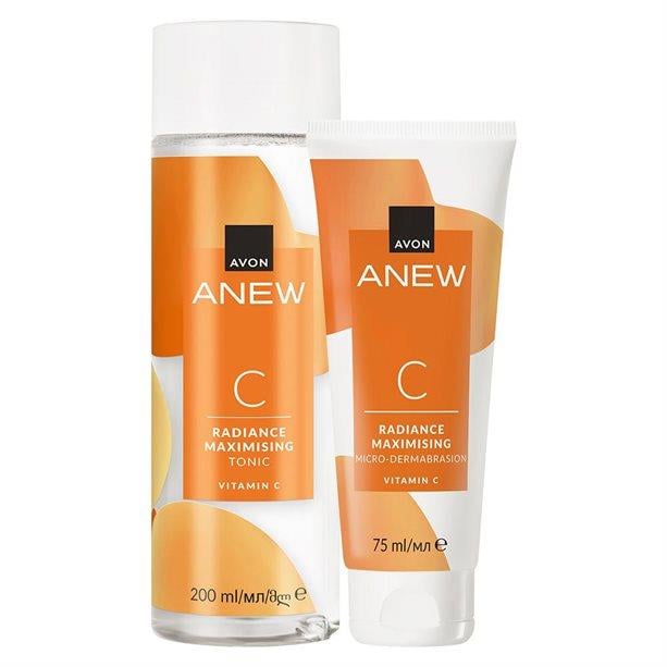 Avon Anew C İkili Cilt Bakım 75ml + 200ml Set