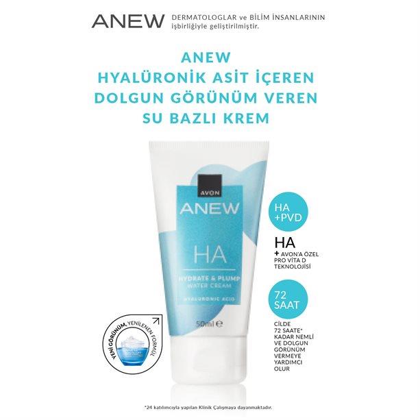 Avon Anew Hyalüronik Asit İçeren Dolgun Görünüm Veren Su Bazlı Krem 50 ml