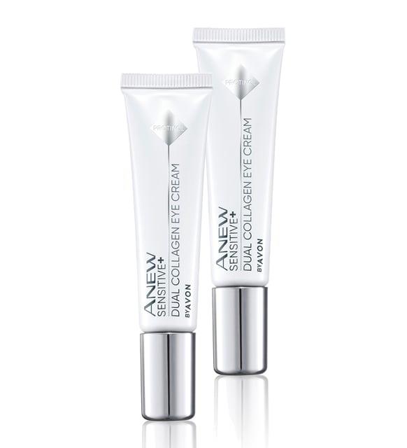 Avon Anew Sensitive Hassas Ciltlere Özel İkili Kolajen Göz Kremi 15 ml. İkili Set