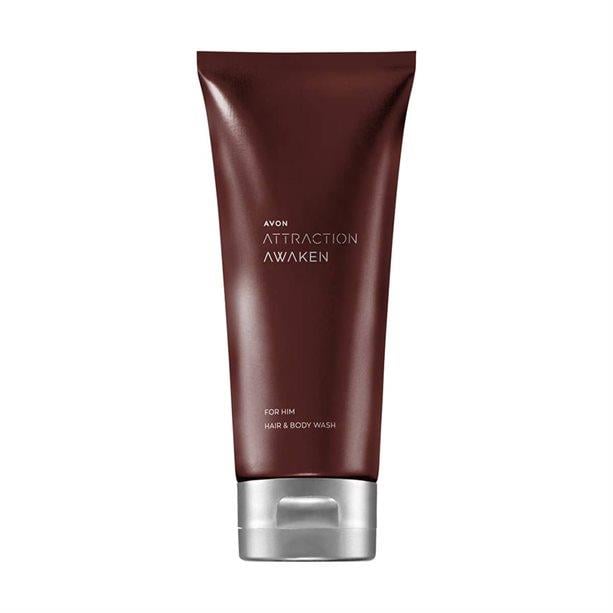 Avon Attraction Awaken Erkekler için Saç ve Vücut Şampuanı 200 ml