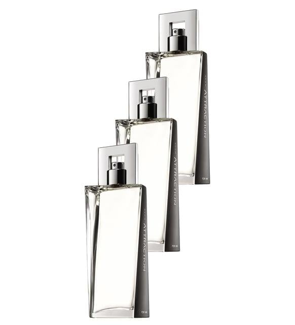 Avon Attraction Erkek Parfüm Edt 75 ml. Üçlü Set