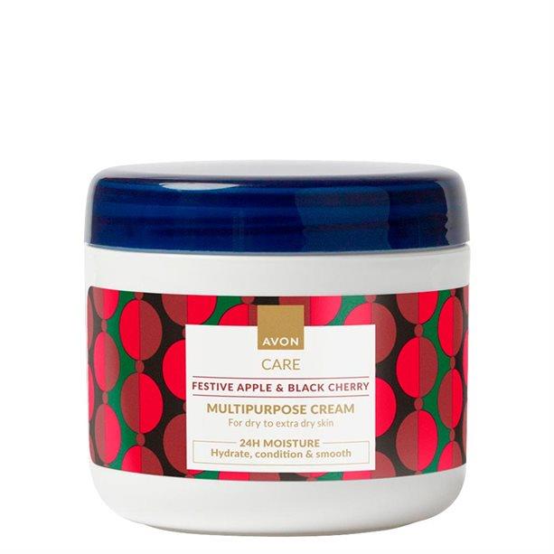 Avon Care Festive Elma ve Siyah Kiraz İçeren Nemlendirici Çok Amaçlı Krem - 400ml