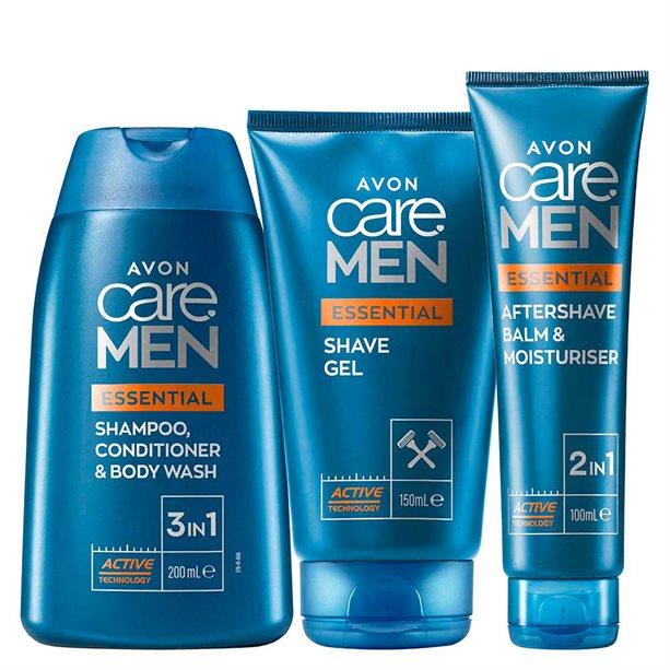 Avon Care Men Tıraş 200ml + 150ml + 100ml Set