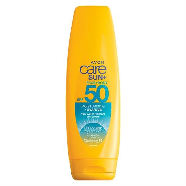 Avon Care Sun+ Yüz ve Vücut için Güneş Kremi SPF50 135 ml