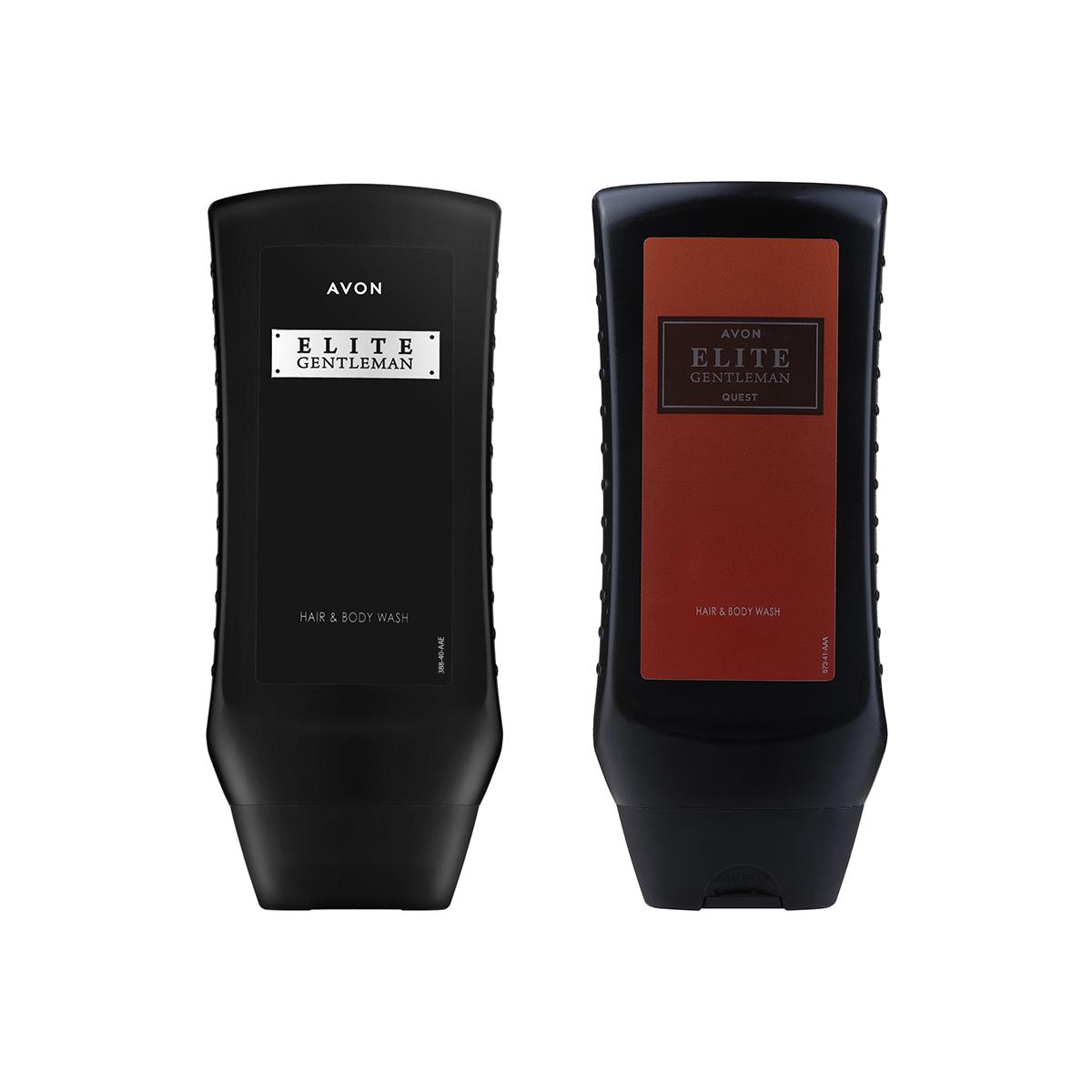 Avon Elite Gentlemen Quest Saç ve Vücut Şampuanı Elite Gentleman Duş Jeli 250 ml Set