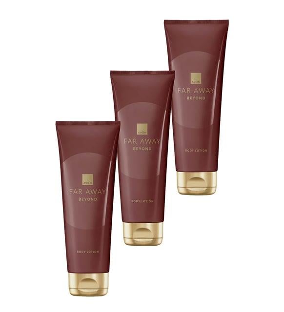 Avon Far Away Beyond Vücut Losyonu 125 ml. Üçlü Set