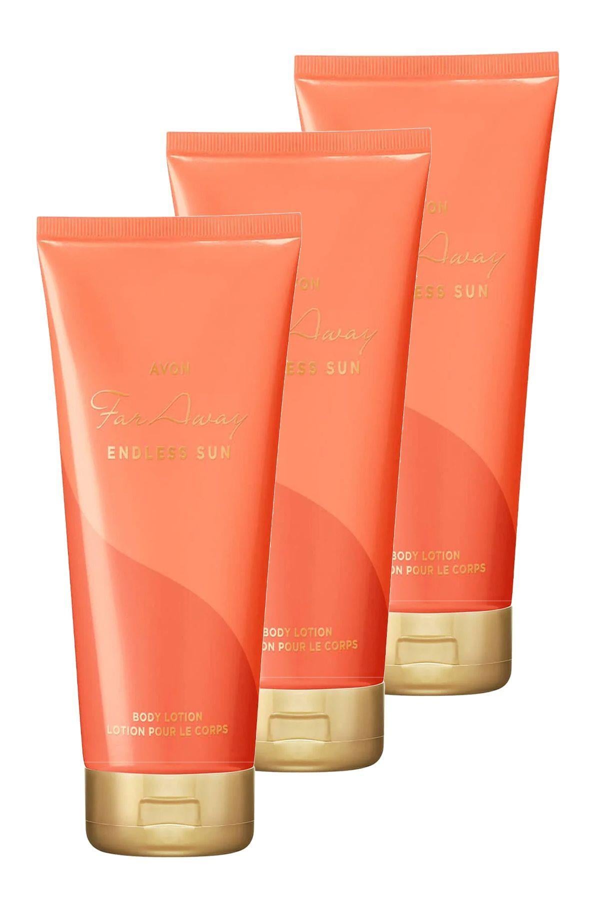 Avon Far Away Endless Sun Vücut Losyonu 125 ml 3'lü Set