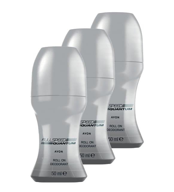 Avon Full Speed Quantum Erkek Rollon 50 Ml. Üçlü Set