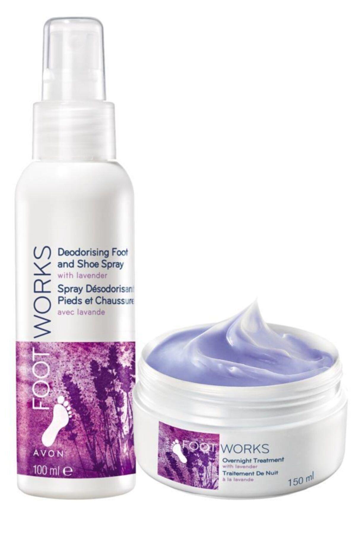 Avon Lavanta Özlü Ayak Gece Kremi Ve Koku Önleyici Sprey Set