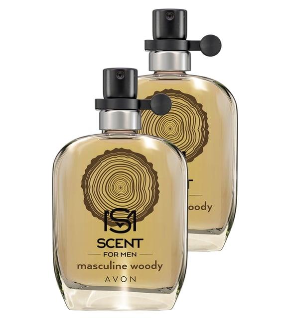 Avon Scent Masculine Woody Erkek Parfüm Edt 30 ml 2 li Set