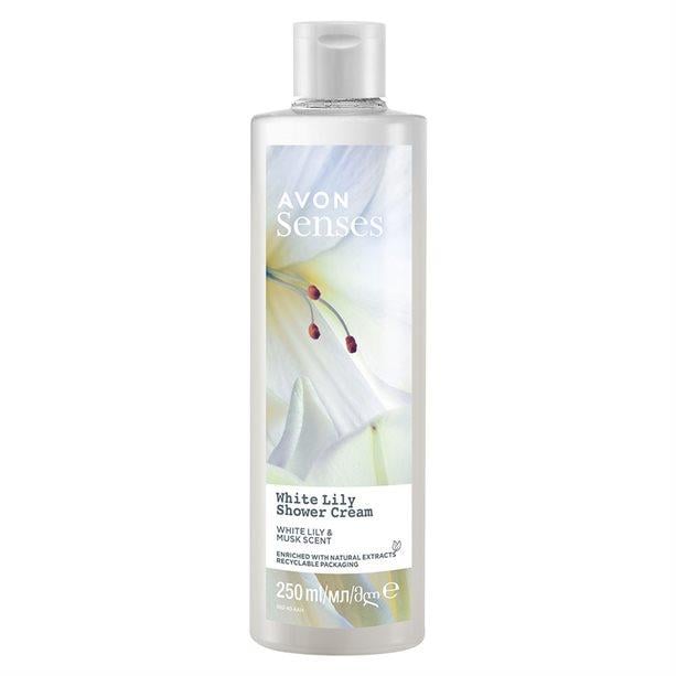 Avon Senses Beyaz Zambak Kokulu Duş Jeli 250 ml
