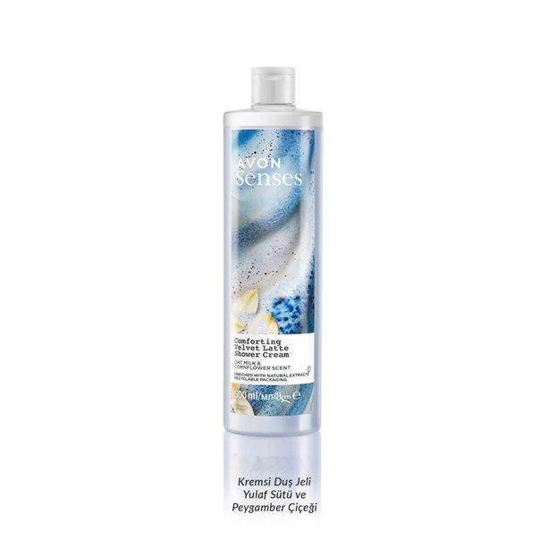 Avon Senses Comforting Velvet Latte Kremsi Duş Jeli 500ml