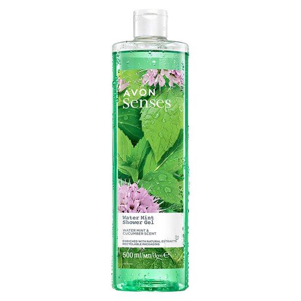 Avon Senses Water Mint Duş Jeli  500 ml Nane Kokulu