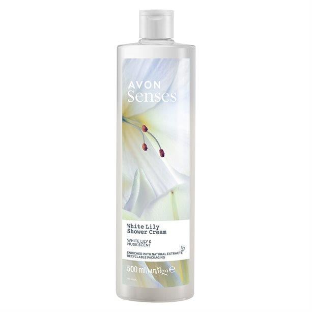 Avon Senses White Lily Duş Jeli 500Ml