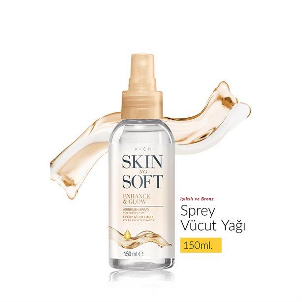 Avon Skin So Soft Enhance & Glow Nemlendirici Sprey Vücut Yağı 150 ml
