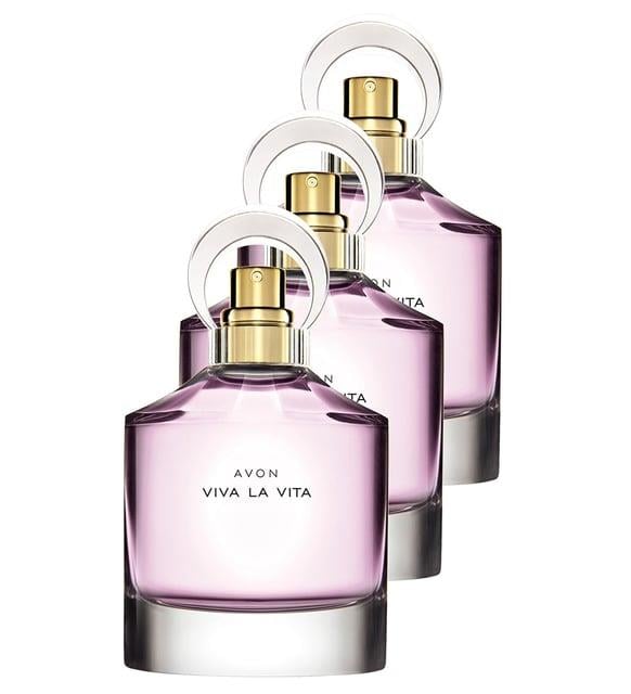 Avon Viva La Vita Kadın Parfüm Edp 50 ml. Üçlü Set