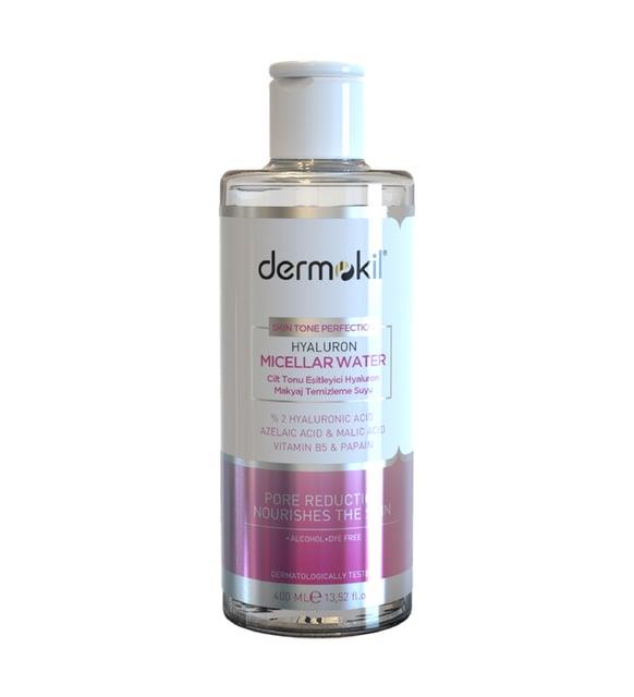 Dermokil Cilt Tonu Eşitleyici Hyaluron Micellar Makyaj Temizleme Suyu 400 ml