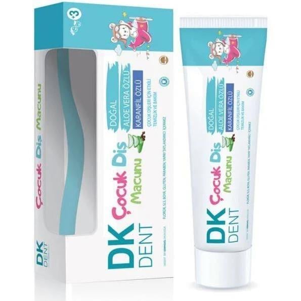 Dermokil Dent Dk  Karanfil Özlü Fırçalı Çocuk Diş Macunu 50 ml Diş Fırçası