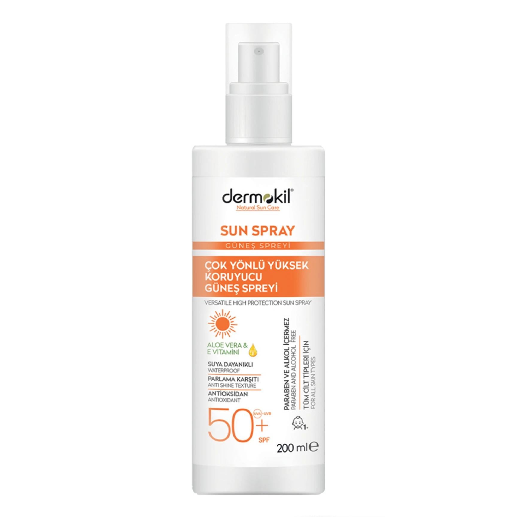 Dermokil Sun Sprey Koruyucu Güneş Spreyi 200 ml