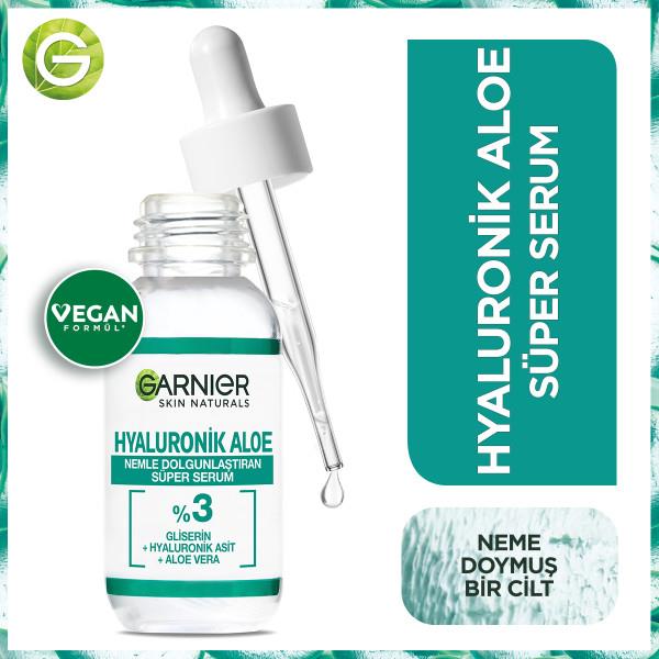 Garnier Hyaluronik Aloe Nemlendirici ve Dolgunlaştırıcı Süper Serum 30ml