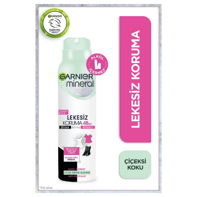 Garnier Mineral Lekesiz Koruma Kadın Deodorant 150 ml