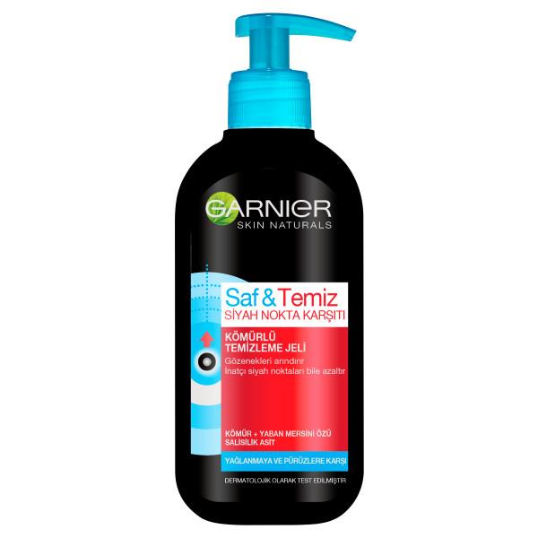 Garnier Saf & Temiz Siyah Nokta Karşıtı Kömürlü Temizleme Jeli 200ml