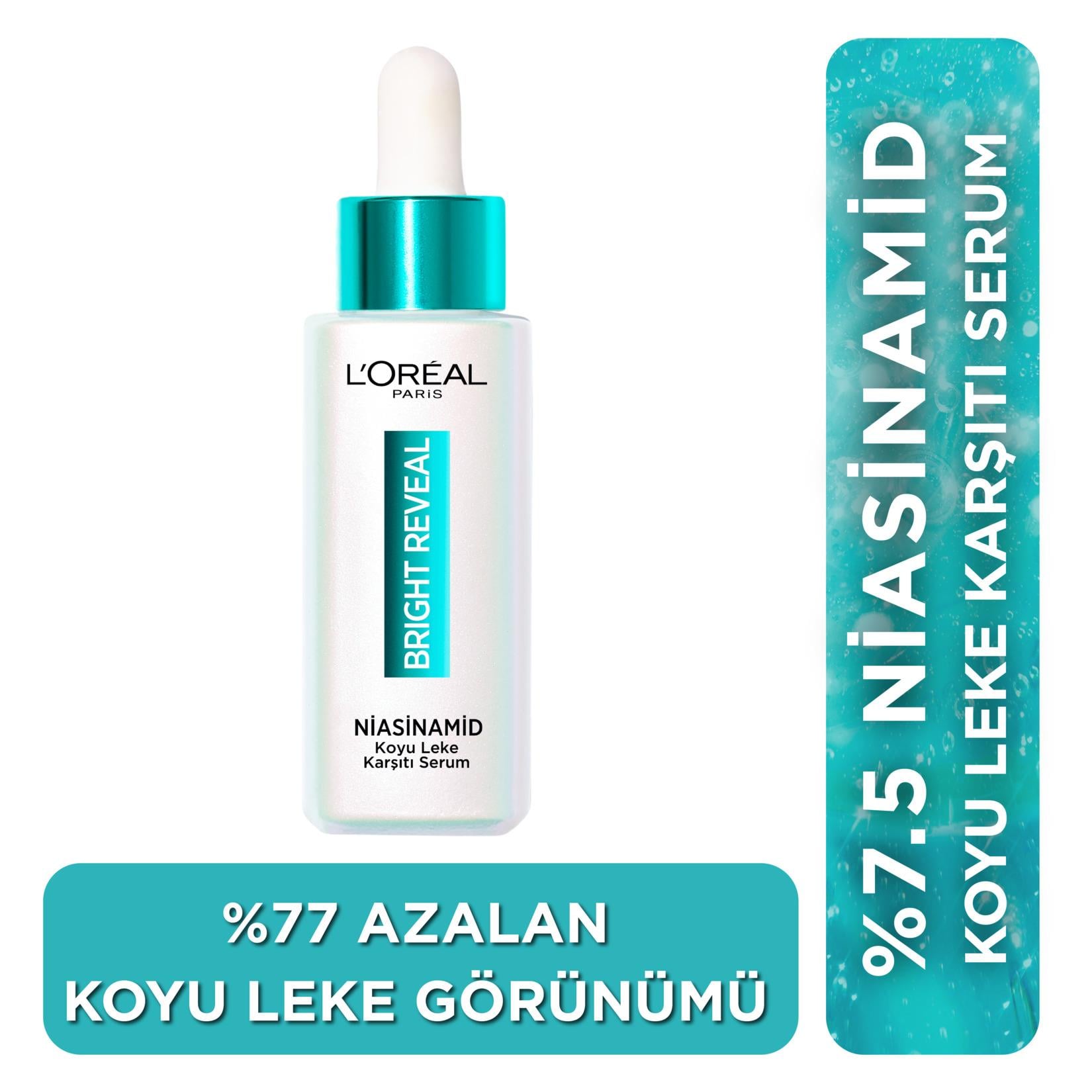Loreal Paris Bright Reveal Koyu Leke Karşıtı Yüz Serumu 30 ml