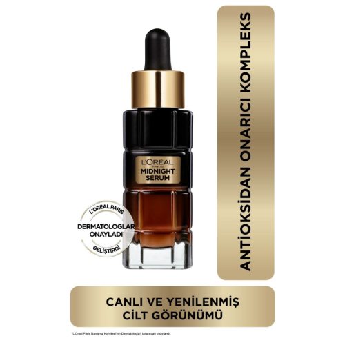 L'Oreal Paris Midnight Cilt Yenileme & Cilt Görünümü Canlandırma Etkili Serum 30 ml